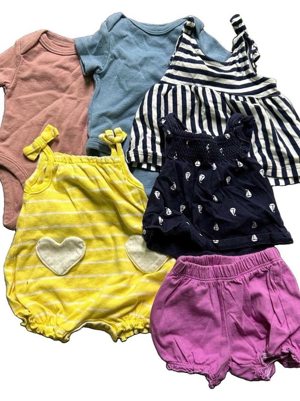 Baby Girl Summer Clothing Bodysuits Romper Size Newborn
